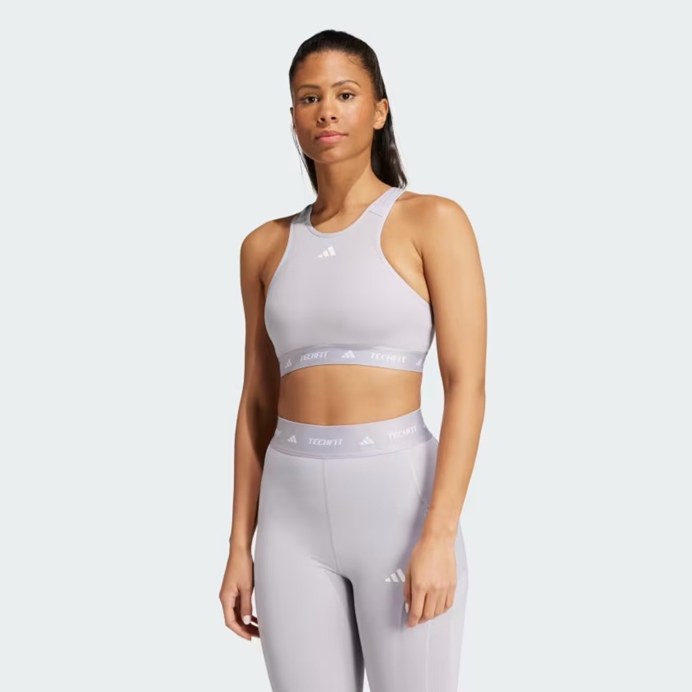 adidas TECHFIT Medium-Support High-Neck Bra